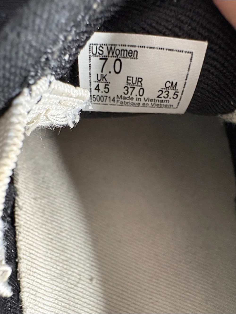 Vans Women's Black Canvas Slip-On Loafers